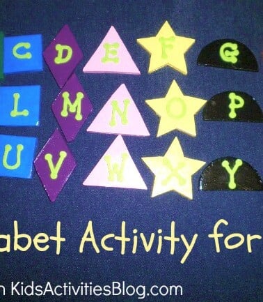 learning letters - alphabet activities