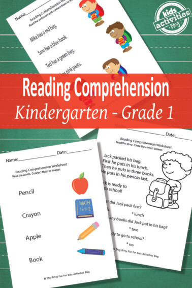 Back to School Reading Comprehension