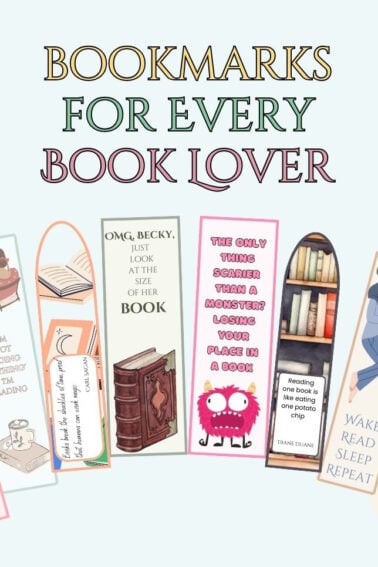 printable bookmarks for kids and book lovers
