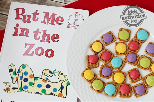 Put Me In The Zoo snack mix for dr seuss day - Kids Activities Blog