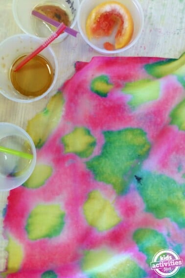 Make giant test "sheets" to test pH using cabbage, papertowels and a collection of acids/bases.