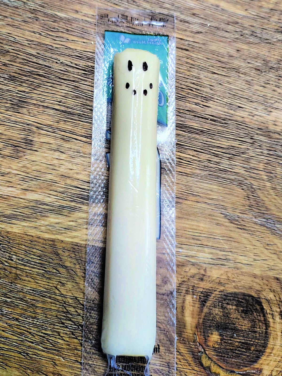 Christmas Snacks Craft- Step 7- Draw a mouth using black dots - Kids Activities Blog