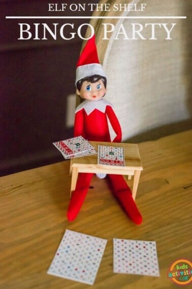 Elf on the Shelf Bingo Party