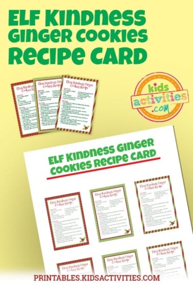 Elf on the Shelf Kindness Cookies Christmas Idea - Free printable Elf-on-the-Shelf prop - Kids Activities Blog