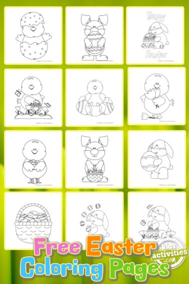 Free Easter coloring pages