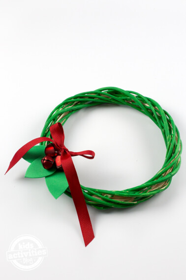 Kid-Made Christmas Wreath