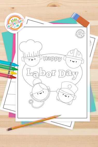 Labor Day Coloring Pages