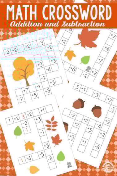 Fall Math Crossword