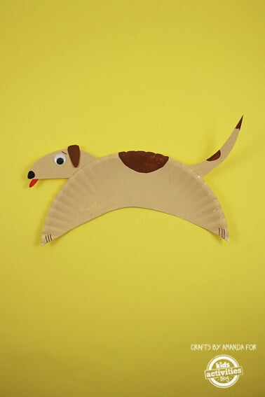 Paper Plate Crafts: Cute Doggy