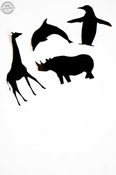 Printable Animal Shadow Puppets