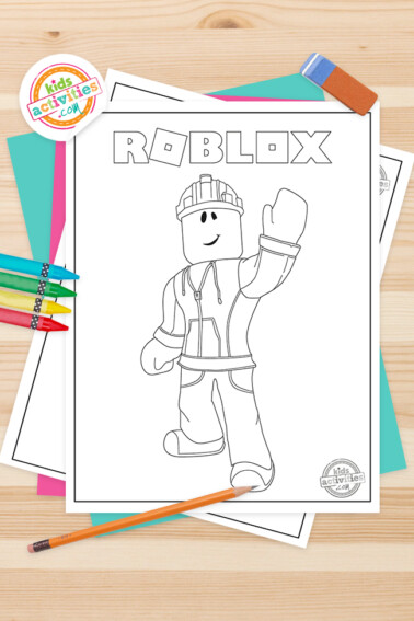 Roblox Coloring Pages Feature Image