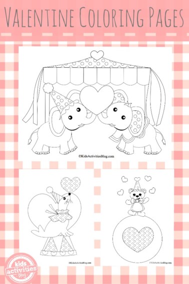 Valentine coloring pages for kids 2- Kids Activities Blog