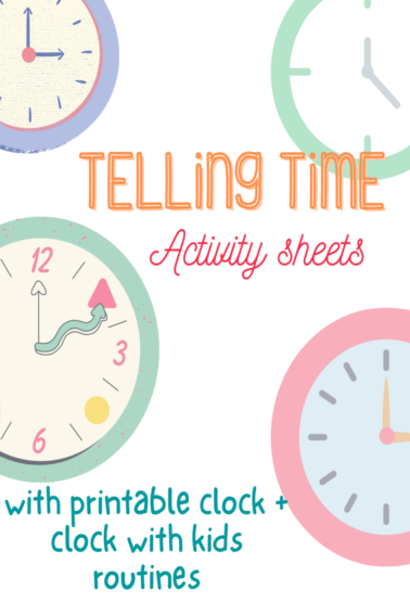 Clock reading worksheets for kids - Kids Activities Blog