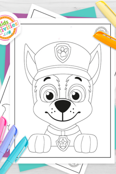 paw patrol coloring pages